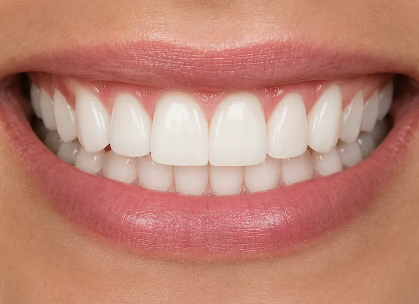 Sorriso depois do tratamento